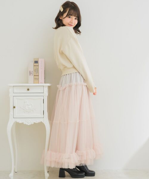 ems excite（エムズエキサイト）の「CAT裏毛トレーナー（Tシャツ/カットソー・レディース・ダークグレー/ナチュラル/ブルー・FREE）」の8枚目の写真