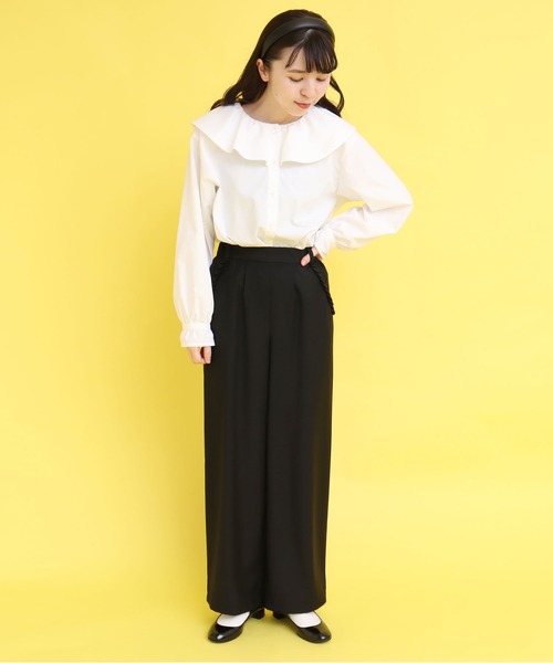 didizizi(ディディジジ)の「プリーツポケットPT(その他パンツ・レディース・ブラック/グレー・FREE)」の14枚目の写真