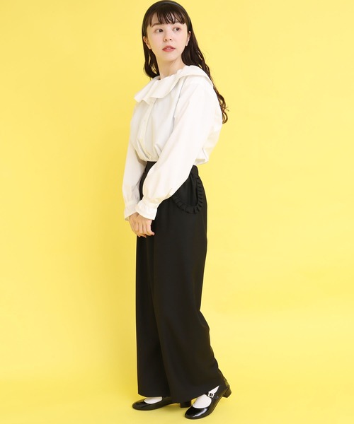 didizizi(ディディジジ)の「プリーツポケットPT(その他パンツ・レディース・ブラック/グレー・FREE)」の17枚目の写真