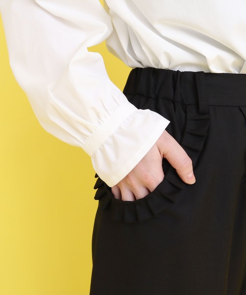 didizizi(ディディジジ)の「プリーツポケットPT(その他パンツ・レディース・ブラック/グレー・FREE)」の7枚目の写真