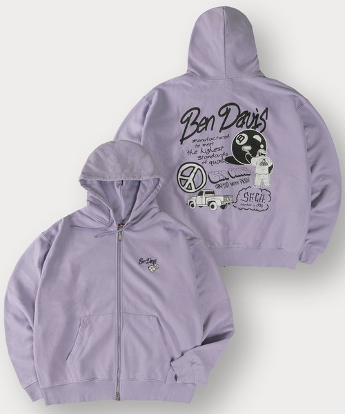 BEN DAVIS（ベンデイビス）｜パーカー（パープル系）一覧 - WEAR