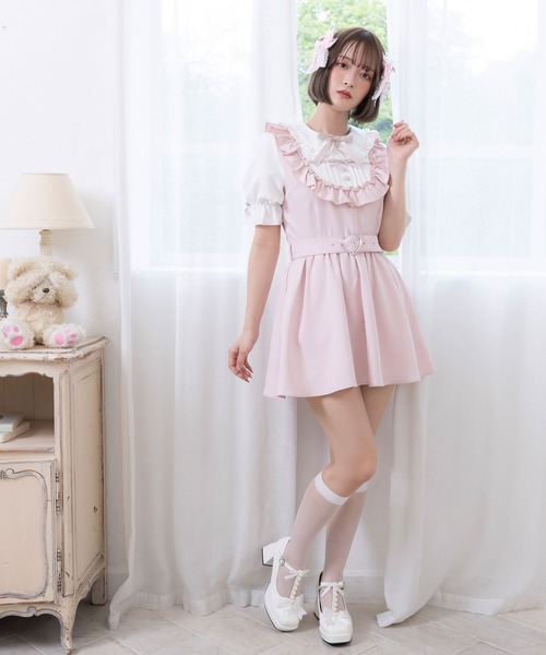 DearMyLove(ディアマイラブ)の「上品リボンパールスクエアトゥパンプス(パンプス・レディース・ブラック/ベビーピンク/ホワイト・23cm/24.5cm/22.5cm/25cm/23.5cm/25.5cm/24cm)」の9枚目の写真