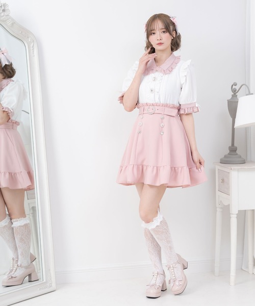 DearMyLove(ディアマイラブ)の「上品リボンパールスクエアトゥパンプス(パンプス・レディース・ブラック/ベビーピンク/ホワイト・23cm/24.5cm/22.5cm/25cm/23.5cm/25.5cm/24cm)」の7枚目の写真