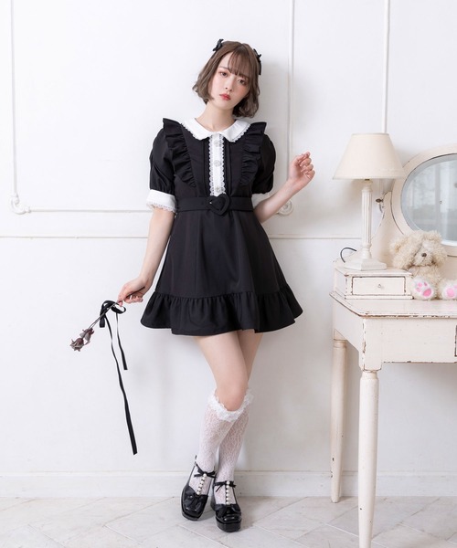 DearMyLove(ディアマイラブ)の「上品リボンパールスクエアトゥパンプス(パンプス・レディース・ブラック/ベビーピンク/ホワイト・23cm/24.5cm/22.5cm/25cm/23.5cm/25.5cm/24cm)」の5枚目の写真