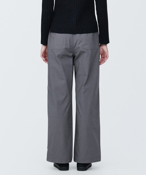 無印良品（ムジルシリョウヒン）の「婦人　パラシュートイージーパンツ（その他パンツ・レディース・オフホワイト/チャコールグレー/ダークグリーン/ブラック/ライトピンク・XS/S/M/XL/L）」の21枚目の写真