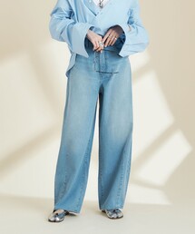 Rie Miller | ハイウエストバギーデニム(デニムパンツ)