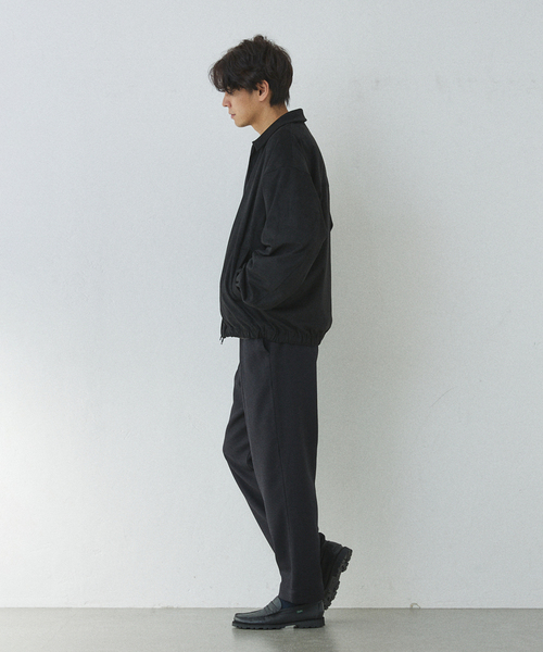 417 EDIFICE（フォーワンセブンエディフィス）の「【LANATEC / ラナテック】ウーリーカルゼタックイージーパンツ（スラックス・メンズ・カーキ/ブラウン/ブラック/ボルドー/ベージュ・SMALL/MEDIUM/LARGE）」の13枚目の写真