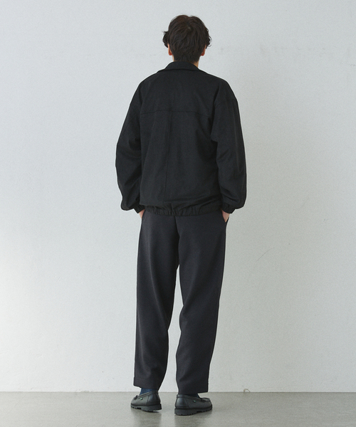 417 EDIFICE（フォーワンセブンエディフィス）の「【LANATEC / ラナテック】ウーリーカルゼタックイージーパンツ（スラックス・メンズ・カーキ/ブラウン/ブラック/ボルドー/ベージュ・SMALL/MEDIUM/LARGE）」の14枚目の写真