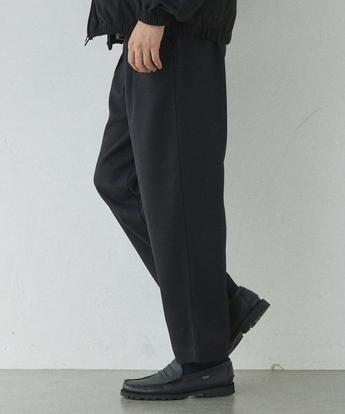 417 EDIFICE（フォーワンセブンエディフィス）の「【LANATEC / ラナテック】ウーリーカルゼタックイージーパンツ（スラックス・メンズ・カーキ/ブラウン/ブラック/ボルドー/ベージュ・SMALL/MEDIUM/LARGE）」の16枚目の写真