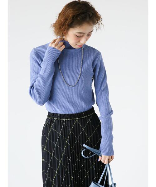 Lugnoncure（ルノンキュール）の「リブタートルネックプルオーバー