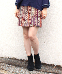 mystic | 【mystic】 ｼﾞｬｶﾞｰﾄﾞﾗｯﾌﾟｽｶｰﾄ(スカート)