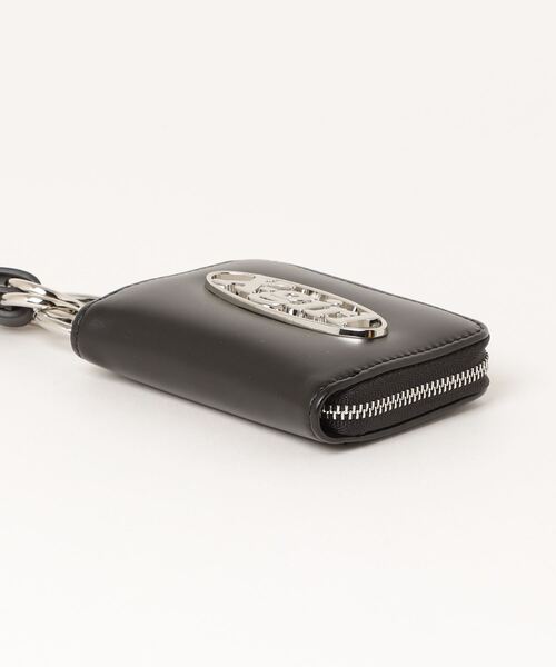 X-girl（エックスガール）の「OVAL LOGO FAUX LEATHER COIN AND CARD CASE（カードケース・レディース・ブラック/オレンジ・ONE SIZE）」の14枚目の写真