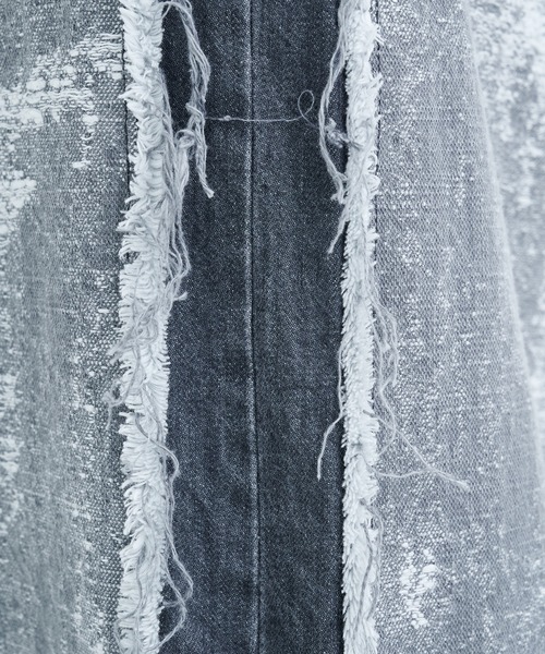 TAAKK（ターク）の「【TAAKK/ターク】WIDE DENIM PANTS（デニムパンツ・メンズ・ブラック/ダークインディゴブルー・2/3）」の9枚目の写真