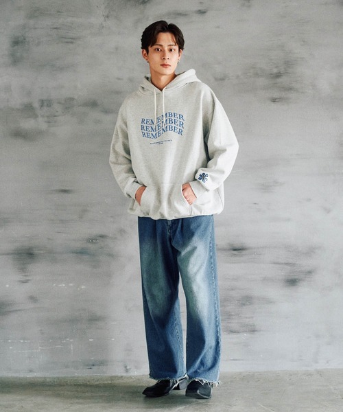 Rayflower パーカー RIDEZ SKULL MC ZIP PARKA 12oz 厚手スカル ジップパーカー RHD04