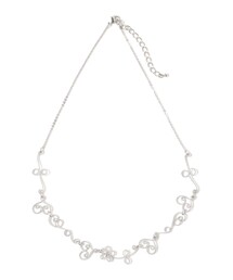 Ray BEAMS | Ray BEAMS / レース ハート × フラワー ネックレス(ネックレス)