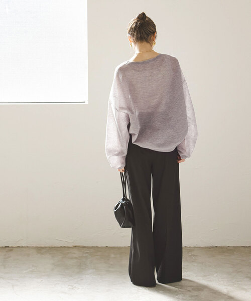 Noble（ノーブル）の「《追加》スポンジシアーニットプルオーバー