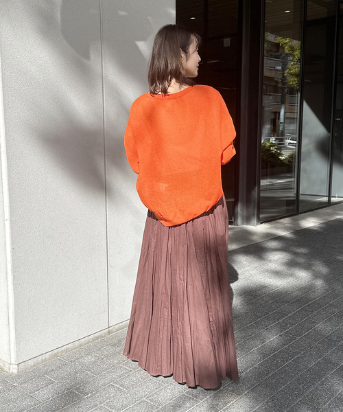 NOBLE 新品♡ スポンジシアーニットプルオーバー セール】《追加》スポンジシアーニットプルオーバー（ニット