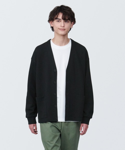 無印良品（ムジルシリョウヒン）の「紳士 二重編みVネック