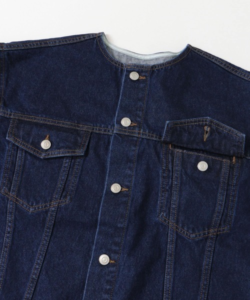 FORK&SPOON（フォークアンドスプーン）の「FORK&SPOON　JFDジャケット（デニムジャケット・レディース・ワンウォッシュ・1）」の9枚目の写真