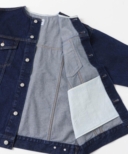 FORK&SPOON（フォークアンドスプーン）の「FORK&SPOON　JFDジャケット（デニムジャケット・レディース・ワンウォッシュ・1）」の11枚目の写真