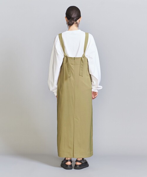 BEAUTY&YOUTH UNITED ARROWS（ビューティーアンドユースユナイテッドアローズ）の「Iライン ノットワンピース（ワンピース・レディース・ブラック/オリーブ・S/M）」の9枚目の写真