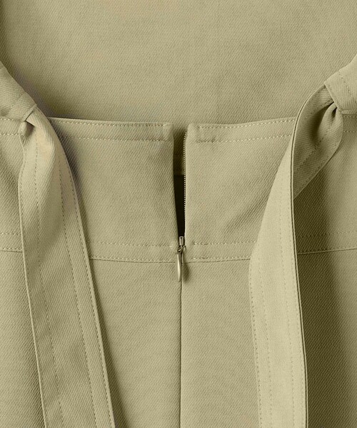 BEAUTY&YOUTH UNITED ARROWS（ビューティーアンドユースユナイテッドアローズ）の「Iライン ノットワンピース（ワンピース・レディース・ブラック/オリーブ・S/M）」の18枚目の写真