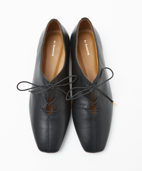 Au BANNISTER（オゥバニスター）の「レースアップソフトシューズ（ドレスシューズ・レディース・ブラック/アイボリー/クリーム・39/35/36/37/38）」の14枚目の写真