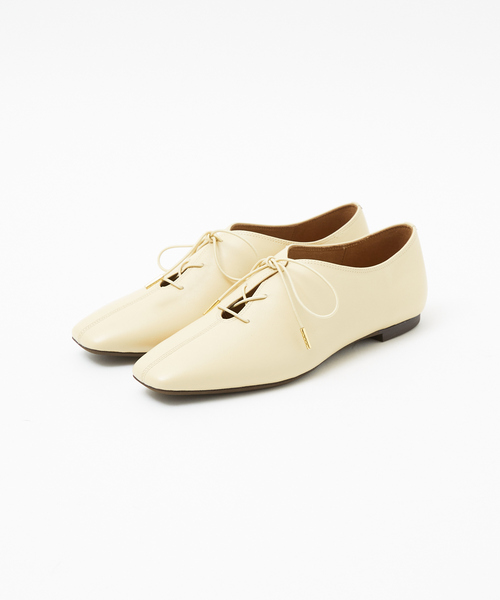 Au BANNISTER（オゥバニスター）の「レースアップソフトシューズ（ドレスシューズ・レディース・ブラック/アイボリー/クリーム・39/35/36/37/38）」の21枚目の写真