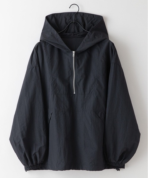 OUTDOOR PRODUCTS(アウトドアプロダクツ)の「【OUTDOOR PRODUCTS/アウトドアプロダクツ】ナイロンアノラックパーカー(ナイロンジャケット・レディース・カーキ/オフホワイト/ブラック・FREE)」の5枚目の写真