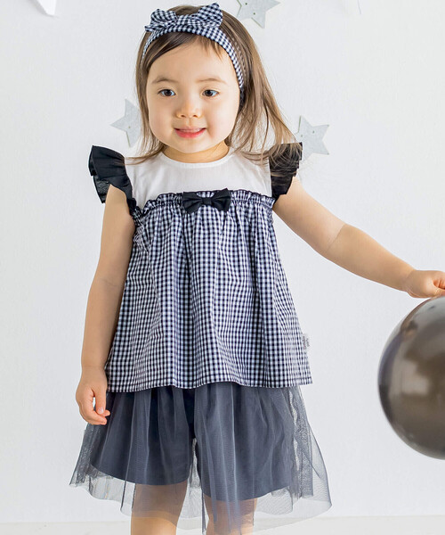 birthday party(バースデイパーティー)の「ふんわりチュールスカートパンツ(80~110cm)(その他パンツ・キッズ・グレー・XS/S/M)」の5枚目の写真