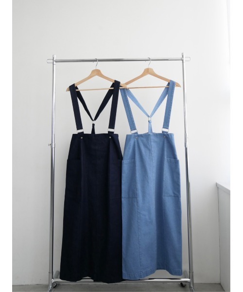 TRUNC（トランクエイティーエイト）の「2way Denim Jumper Skirt（デニムスカート・レディース・ブルー/ネイビー・FREE）」の11枚目の写真