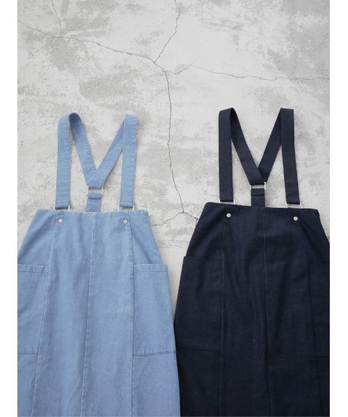 TRUNC（トランクエイティーエイト）の「2way Denim Jumper Skirt（デニムスカート・レディース・ブルー/ネイビー・FREE）」の13枚目の写真