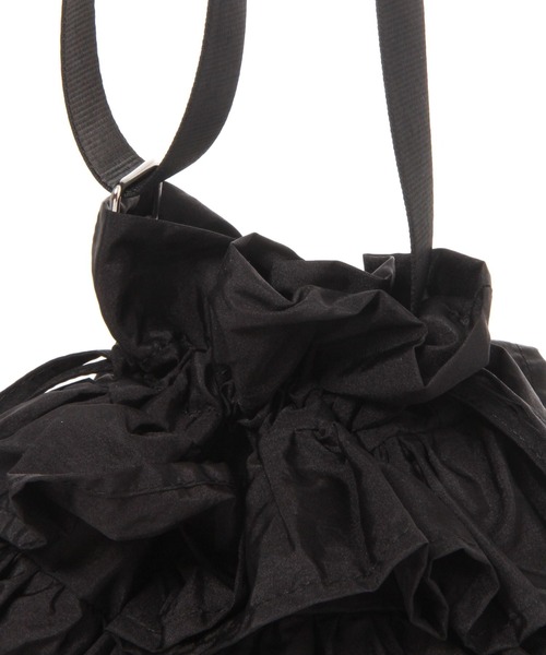 niko and...(ニコアンド)の「オリジナルフリルショルダーバッグ(ショルダーバッグ・レディース・ブルー/ブラック/アイボリー・0)」の6枚目の写真