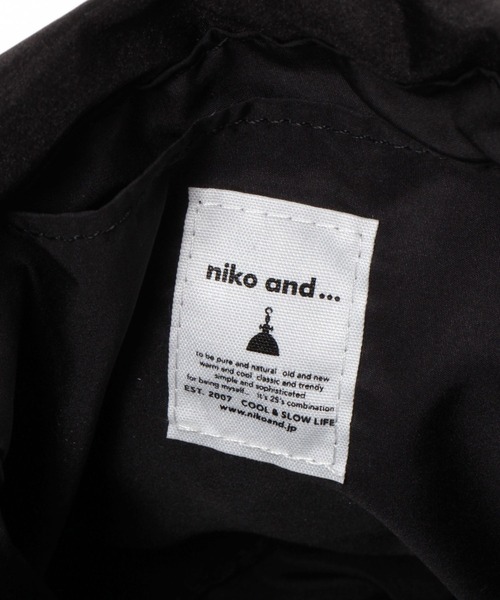 niko and...(ニコアンド)の「オリジナルフリルショルダーバッグ(ショルダーバッグ・レディース・ブルー/ブラック/アイボリー・0)」の10枚目の写真