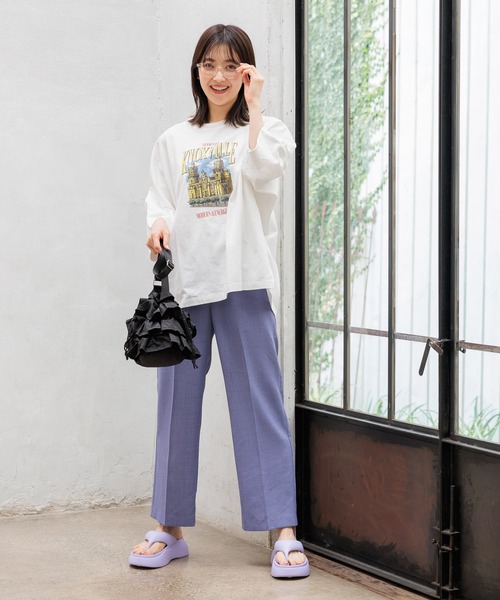 niko and...(ニコアンド)の「オリジナルフリルショルダーバッグ(ショルダーバッグ・レディース・ブルー/ブラック/アイボリー・0)」の19枚目の写真