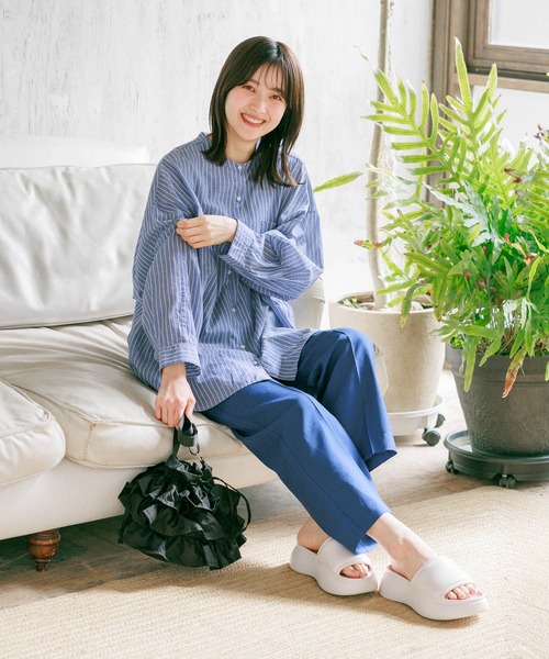 niko and（ニコアンド）の「オリジナルフリルショルダーバッグ