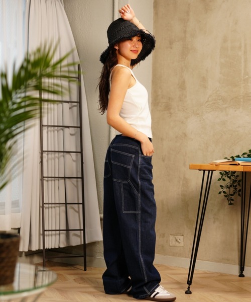 ムラサキスポーツ（ムラサキスポーツ）の「RIKKA FEMME/リッカファム カップ付きタンクトップ RF24SS01（タンクトップ・レディース・ブラック/オフホワイト/グレー・FREE）」の9枚目の写真