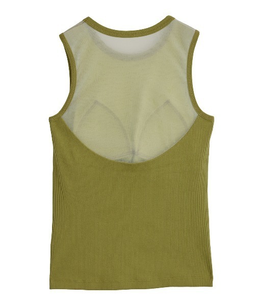 Ameri（アメリ）の「USEFUL BACK SHEER TANK TOP（タンクトップ）」 - WEAR