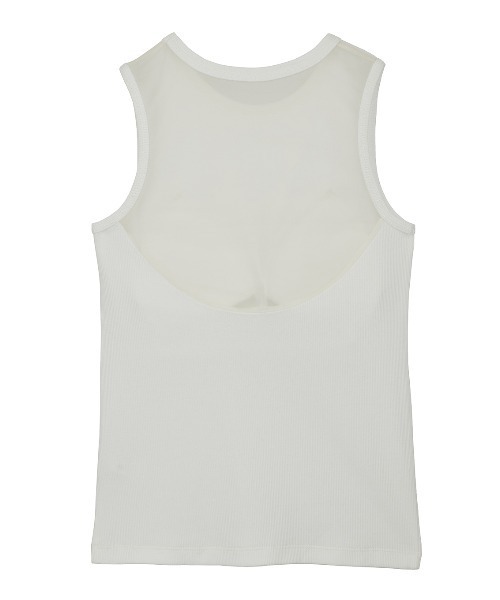 Ameri（アメリ）の「USEFUL BACK SHEER TANK TOP（タンクトップ）」 - WEAR