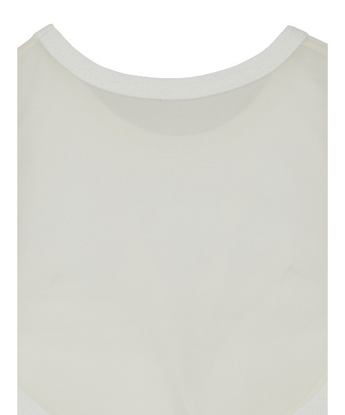Ameri（アメリ）の「USEFUL BACK SHEER TANK TOP（タンクトップ）」 - WEAR
