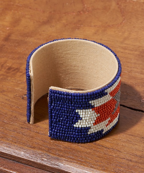 CIAOPANIC（チャオパニック）の「【Aguni/アグニ】ネイティブ柄バングル（バングル/リストバンド・レディース・ブルー・FREE）」の2枚目の写真
