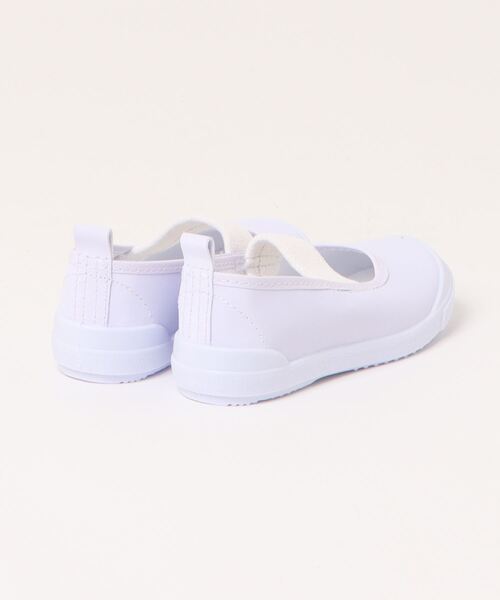 MoonStar(ムーンスター)の「【MoonStar/ムーンスター】ビニールバレー 上履き(スリッポン・キッズ・ホワイト・15.0cm/16.0cm/17.0cm/18.0cm/19.0cm/20.0cm/21.0cm/21.5cm/22.0cm/22.5cm/23.0cm/23.5cm/24.0cm/24.5cm/25.0cm/25.5cm/26.0cm/27.0cm/14.0cm)」の8枚目の写真