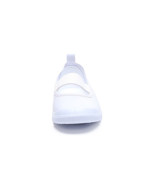 MoonStar(ムーンスター)の「【MoonStar/ムーンスター】ビニールバレー 上履き(スリッポン・キッズ・ホワイト・15.0cm/16.0cm/17.0cm/18.0cm/19.0cm/20.0cm/21.0cm/21.5cm/22.0cm/22.5cm/23.0cm/23.5cm/24.0cm/24.5cm/25.0cm/25.5cm/26.0cm/27.0cm/14.0cm)」の3枚目の写真