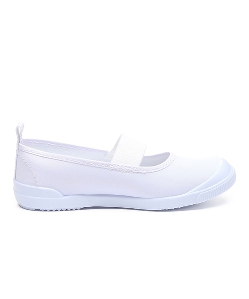 MoonStar(ムーンスター)の「【MoonStar/ムーンスター】ビニールバレー 上履き(スリッポン・キッズ・ホワイト・15.0cm/16.0cm/17.0cm/18.0cm/19.0cm/20.0cm/21.0cm/21.5cm/22.0cm/22.5cm/23.0cm/23.5cm/24.0cm/24.5cm/25.0cm/25.5cm/26.0cm/27.0cm/14.0cm)」の4枚目の写真
