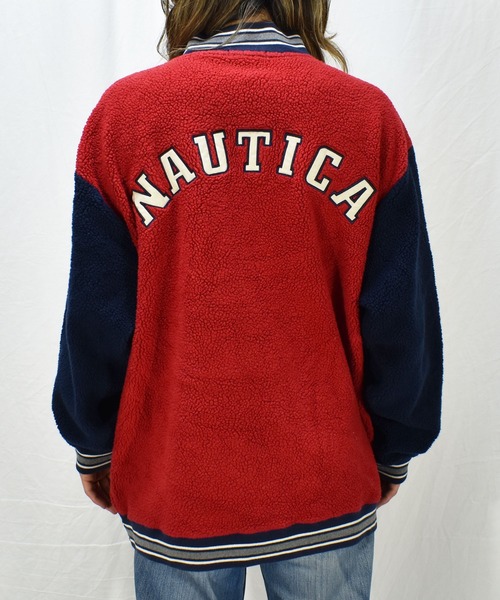 NAUTICA(ノーティカ)の「【ヴィンテージ古着】90's NAUTICA/ノーティカ ハーフジップ ボアジャケット(その他トップス・メンズ・レッド・LARGE)」の12枚目の写真