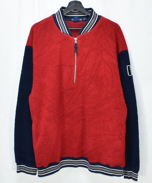 NAUTICA(ノーティカ)の「【ヴィンテージ古着】90's NAUTICA/ノーティカ ハーフジップ ボアジャケット(その他トップス・メンズ・レッド・LARGE)」の13枚目の写真