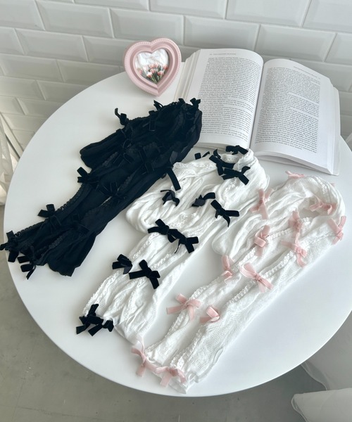 Loueme（ルエム）の「メニーリボンボレロアームカバー（アームカバー