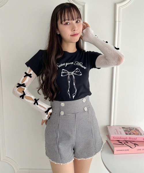 超美品♡値下げ♡Eimee Law♡ベロアボンディング ハートボタンカバーオール ベロアボンディング ハートボタンカバーオール（カバーオール）｜Eimee