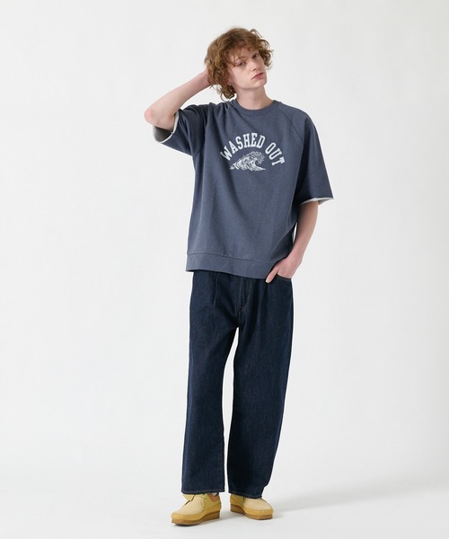 Levi's（リーバイス）の「Levi's/リーバイス カットオフ ラグラン Tシャツ ブルー SURF CREW（スウェット・メンズ・ブルー・L/M/S/XL）」の11枚目の写真