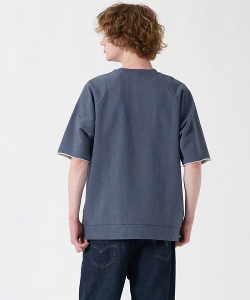 Levi's（リーバイス）の「Levi's/リーバイス カットオフ ラグラン Tシャツ ブルー SURF CREW（スウェット・メンズ・ブルー・L/M/S/XL）」の9枚目の写真